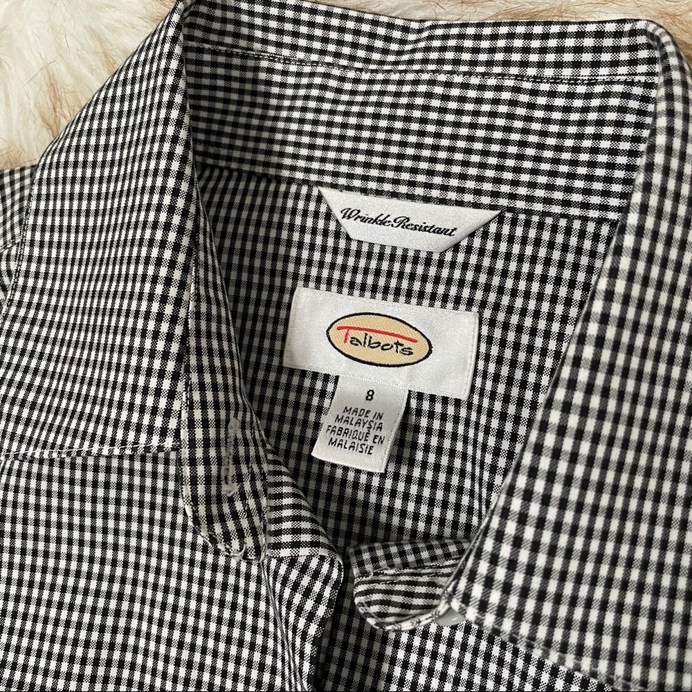 Talbots Wrinkle Resistant Gingham Button Down - image 4